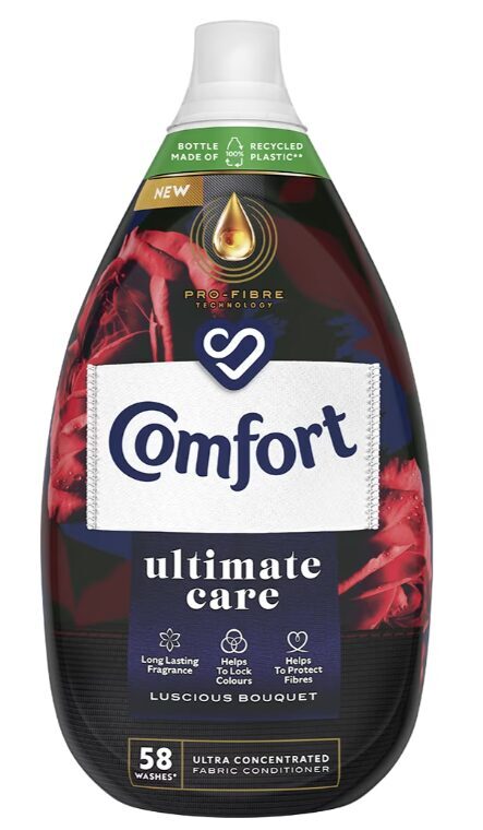 Comfort Ultimate Care Luscious Bouquet Fabric veļas mīkstinātājs 0.87 l